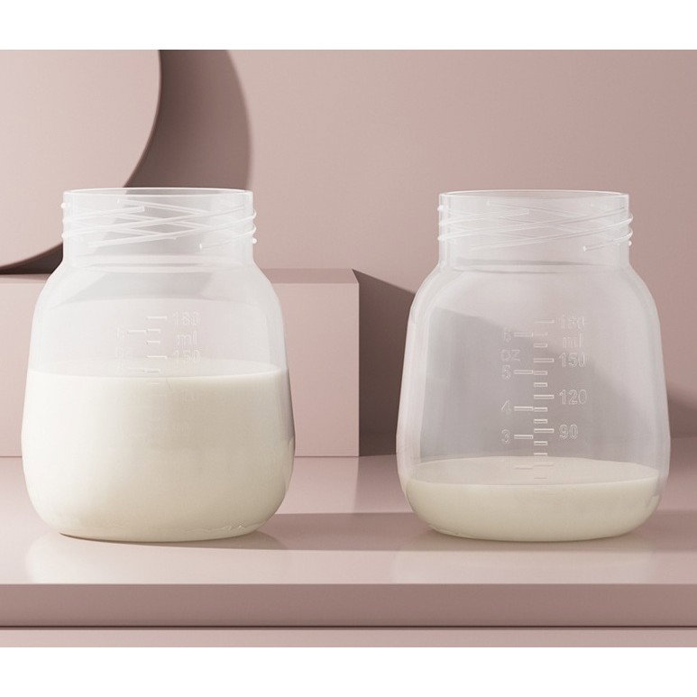 Pompa de San Electrica 2 in 1, Flippy, cu 2 Biberoane, Capacitate 180 ml, Incarcare USB Tip C, 1200 mAh, 2 Moduri, 9 Viteze, Roz Transparent [10]