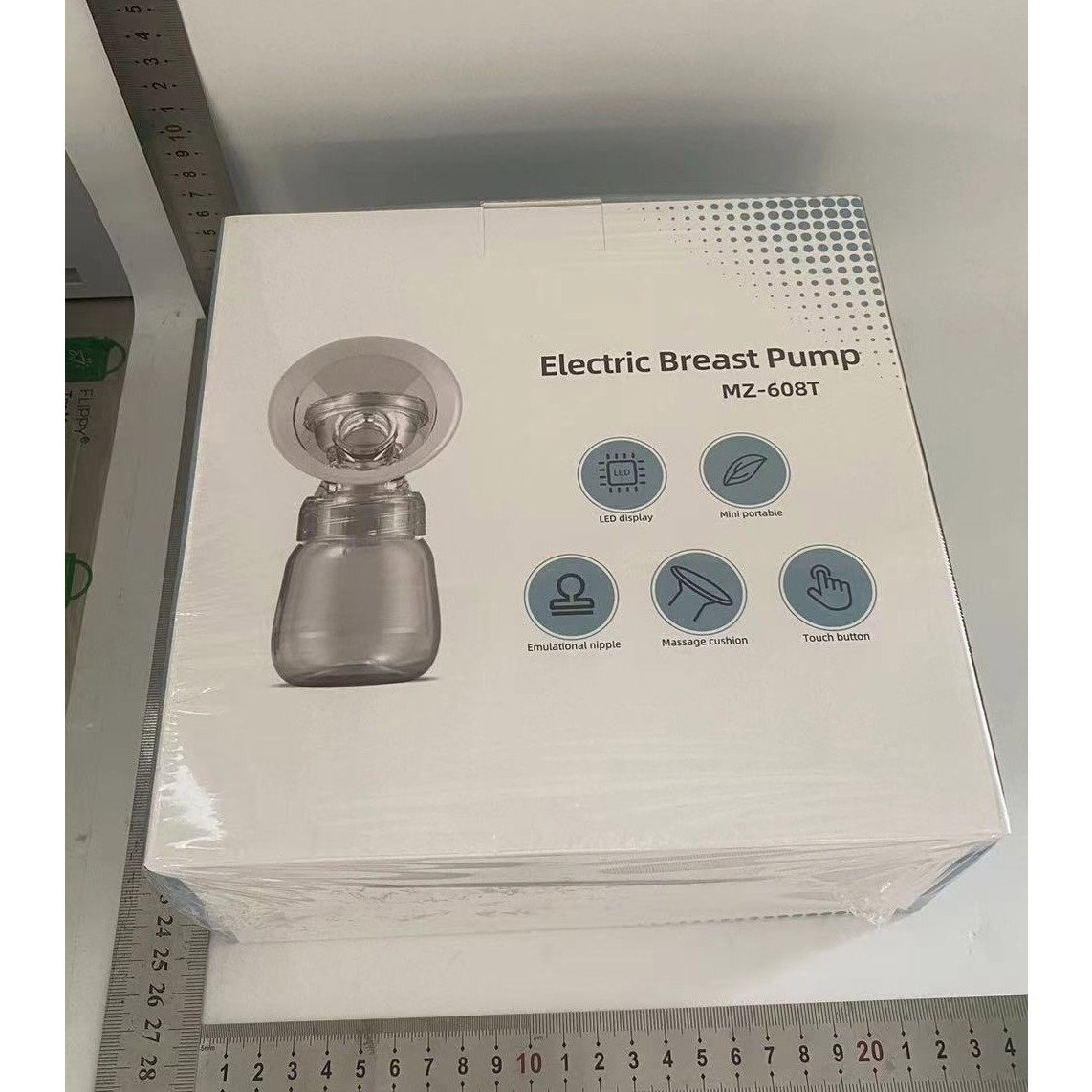 Pompa de San Electrica 2 in 1, Flippy, cu 2 Biberoane, Capacitate 180 ml, Incarcare USB Tip C, 1200 mAh, 2 Moduri, 9 Viteze, Roz Transparent [2]