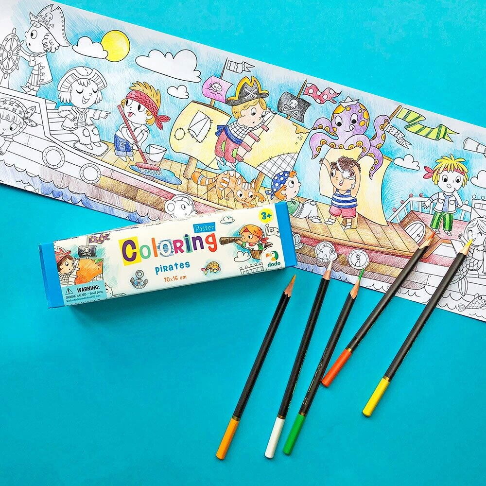 Poster de colorat - Pirati [5]