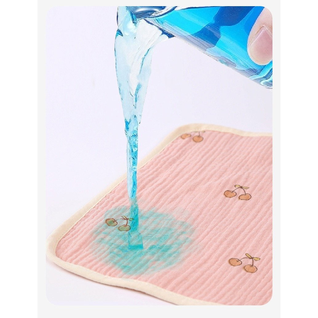 Prosop Absorbant, Flippy, din Bumbac, 25 x 25 cm, Model Cirese, cu Agatatoare, Roz [5]