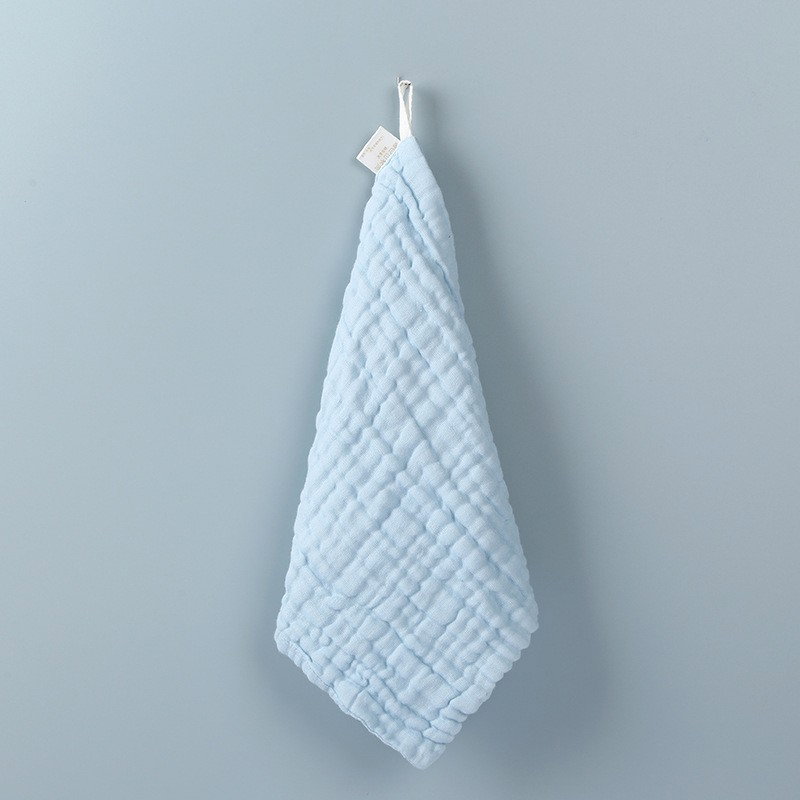 Prosop Absorbant, Flippy, din Bumbac, 6 Straturi, 30 x 30 cm, Albastru [5]