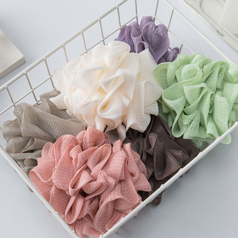 Prosop de Baie, Flippy, 2in1, cu Burete din Plasa, 17 x 17 cm, Bej [2]