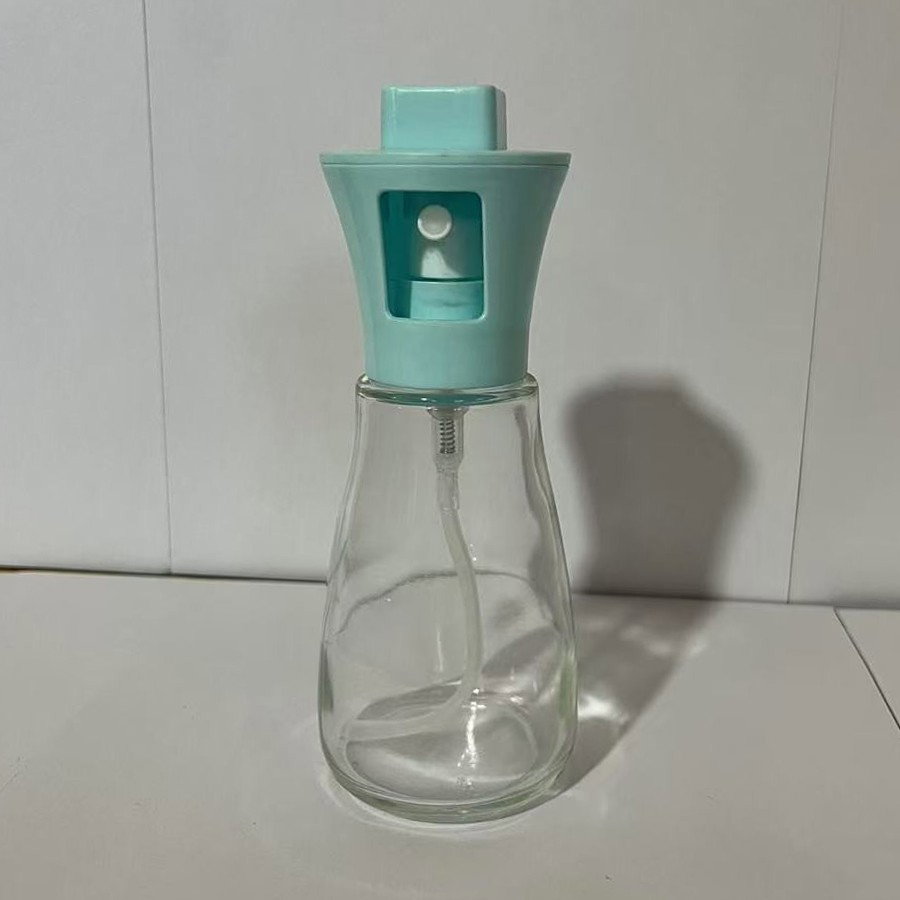 Pulverizator pentru Ulei, Flippy, Pulverizator din Sticla pentru Otet sau Alte Lichide de Gatit, Simplu Reincarcabil, Multifunctionale, 17.3 x 5.6 cm, Capacitatea 170 ml, Albastru [3]