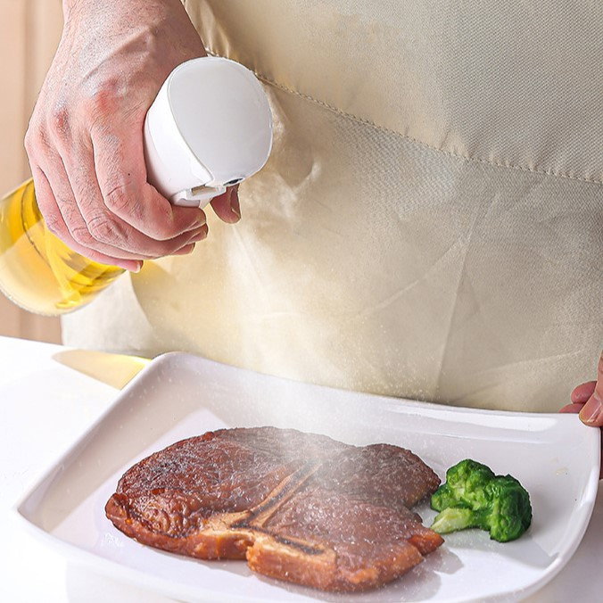 Pulverizator pentru Ulei, Otet sau Alte Lichide, Flippy, Reincarcabil, Multifunctionale, Capacitatea 200 ml, Material Plastic, Culoare Alb [6]