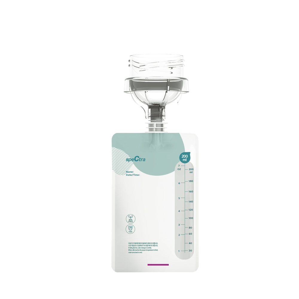 Pungi colectare lapte cu conectare directa (10 pungi, conector inclus) [3]