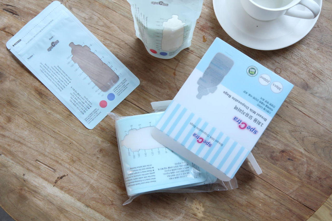 Pungi stocare lapte matern cu fermoar (30 buc.) [2]