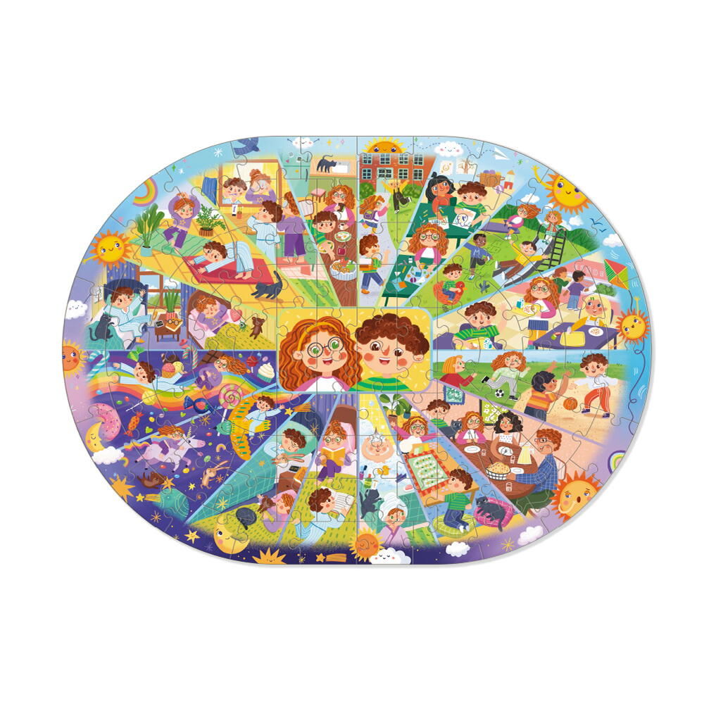 Puzzle - Activitatile zilnice (100 piese) [3]