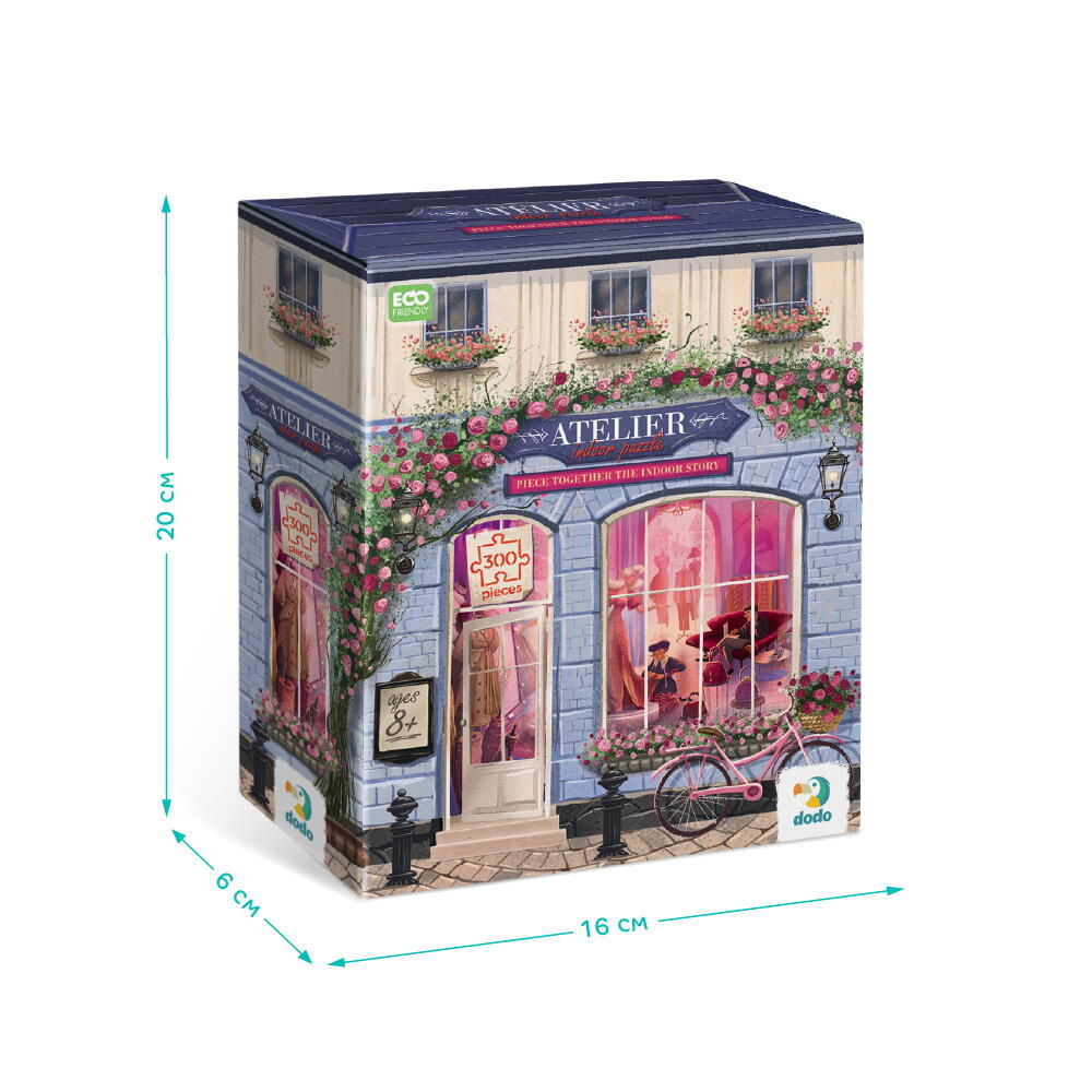 Puzzle - Atelierul de moda (300 piese) [4]