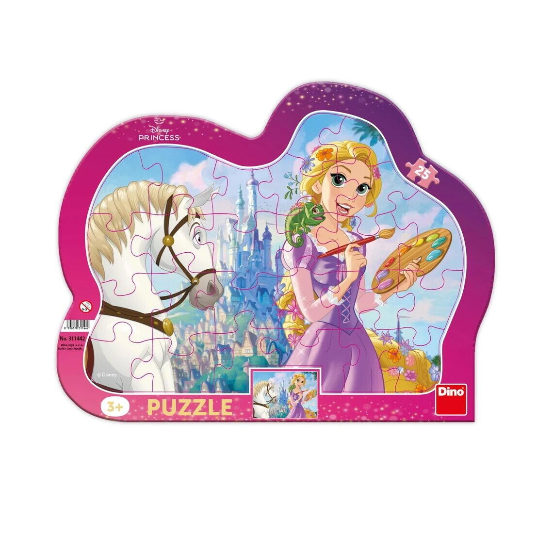 Puzzle cu rama - Rapunzel (25 piese) [1]