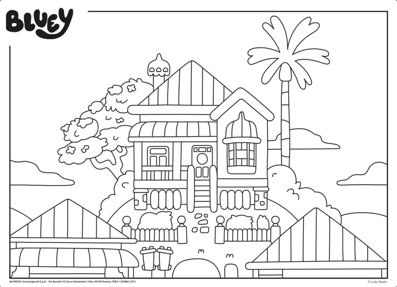 Puzzle de colorat - Bluey si ora de povesti (24 piese) [3]