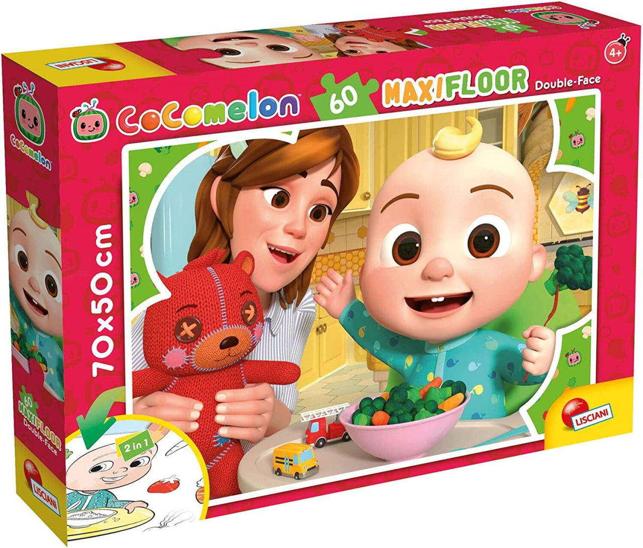 Puzzle de colorat maxi - Cocomelon la masa (60 piese) [1]