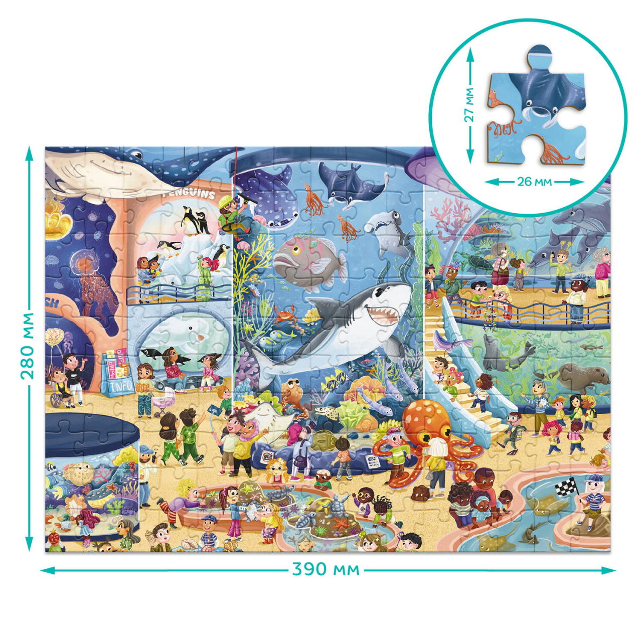 Puzzle - Delfinariu (150 piese) [4]