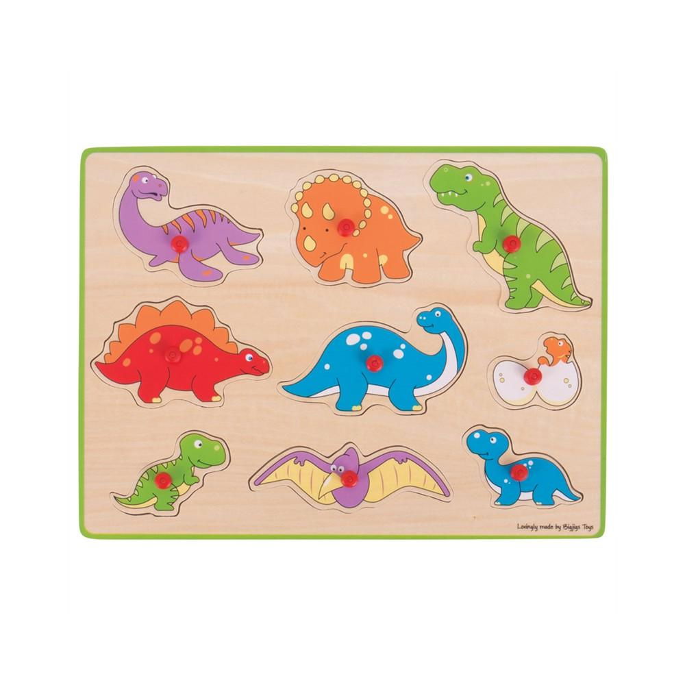 Puzzle din lemn incastru - Dinozauri [1]