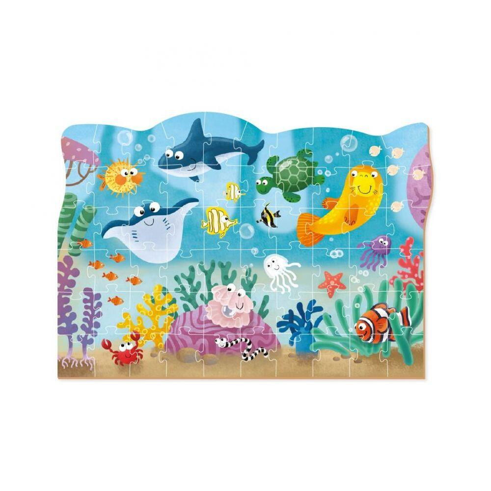 Puzzle - Distractie cu animalute marine ( 60 piese) [3]
