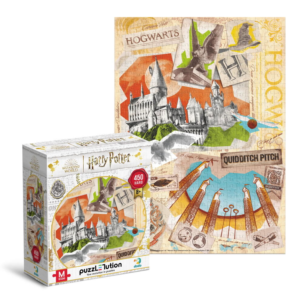 Puzzle Harry Potter - Scoala Hogwarts (450 piese) [2]