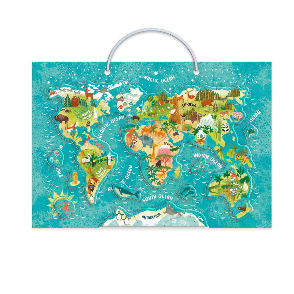 Puzzle magnetic - Lumea animalelor (36 piese) [2]