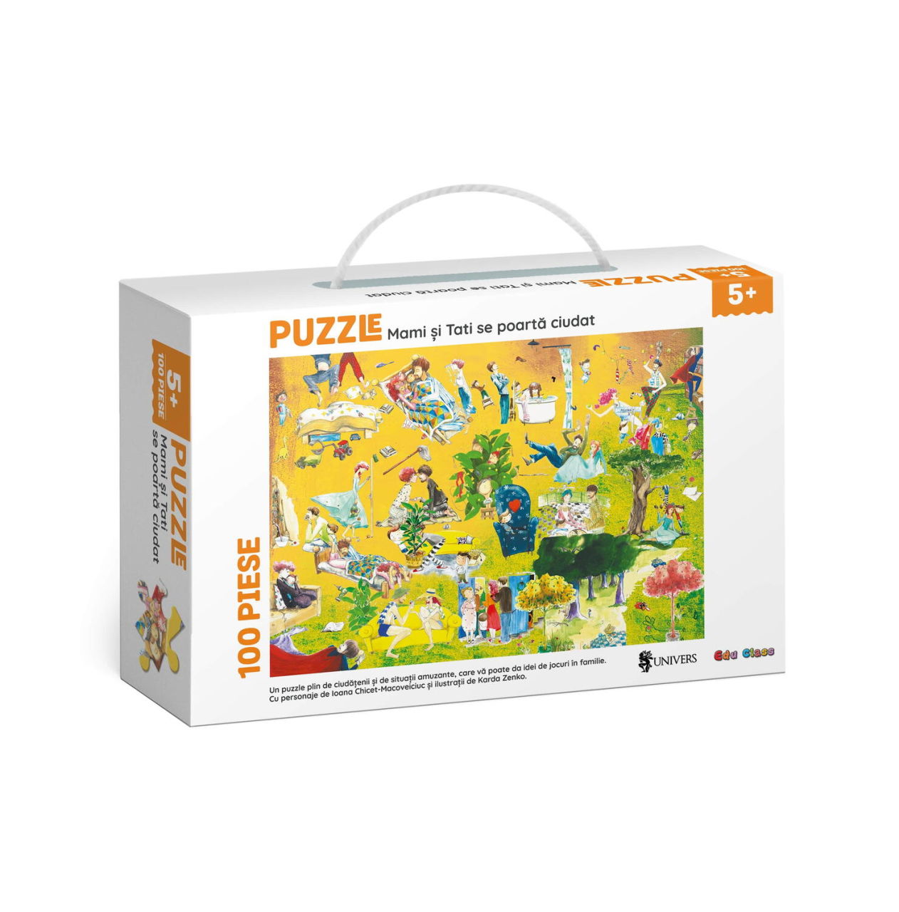 Puzzle - Mami si tati se poarta ciudat (100 piese) [1]