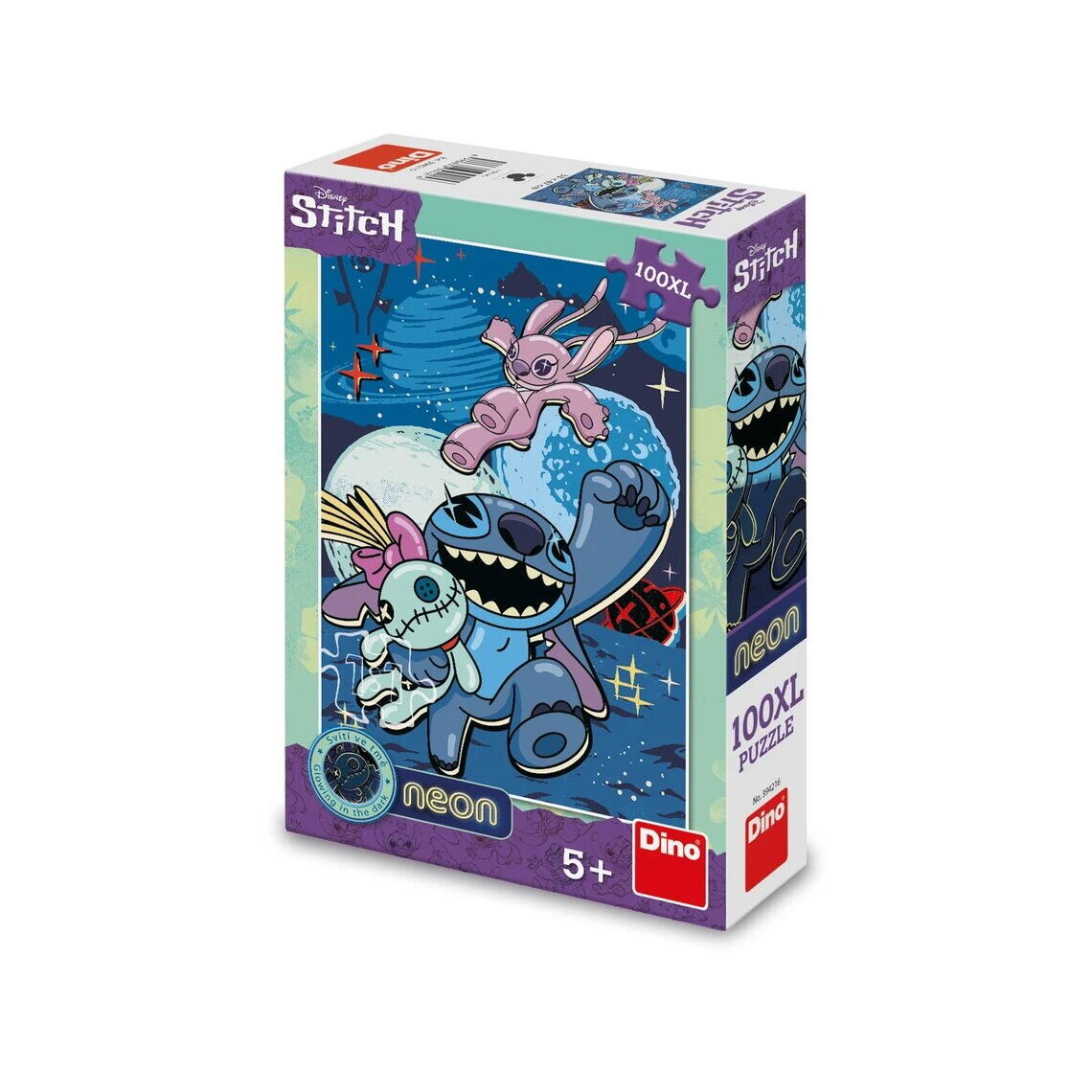 Puzzle neon XL - Stitch (100 piese) [2]