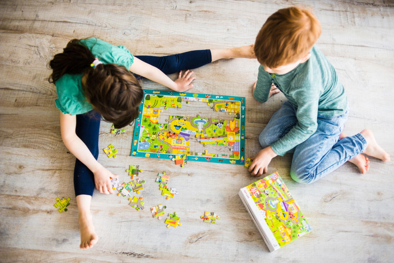 Puzzle - Orasul (80 piese) [5]