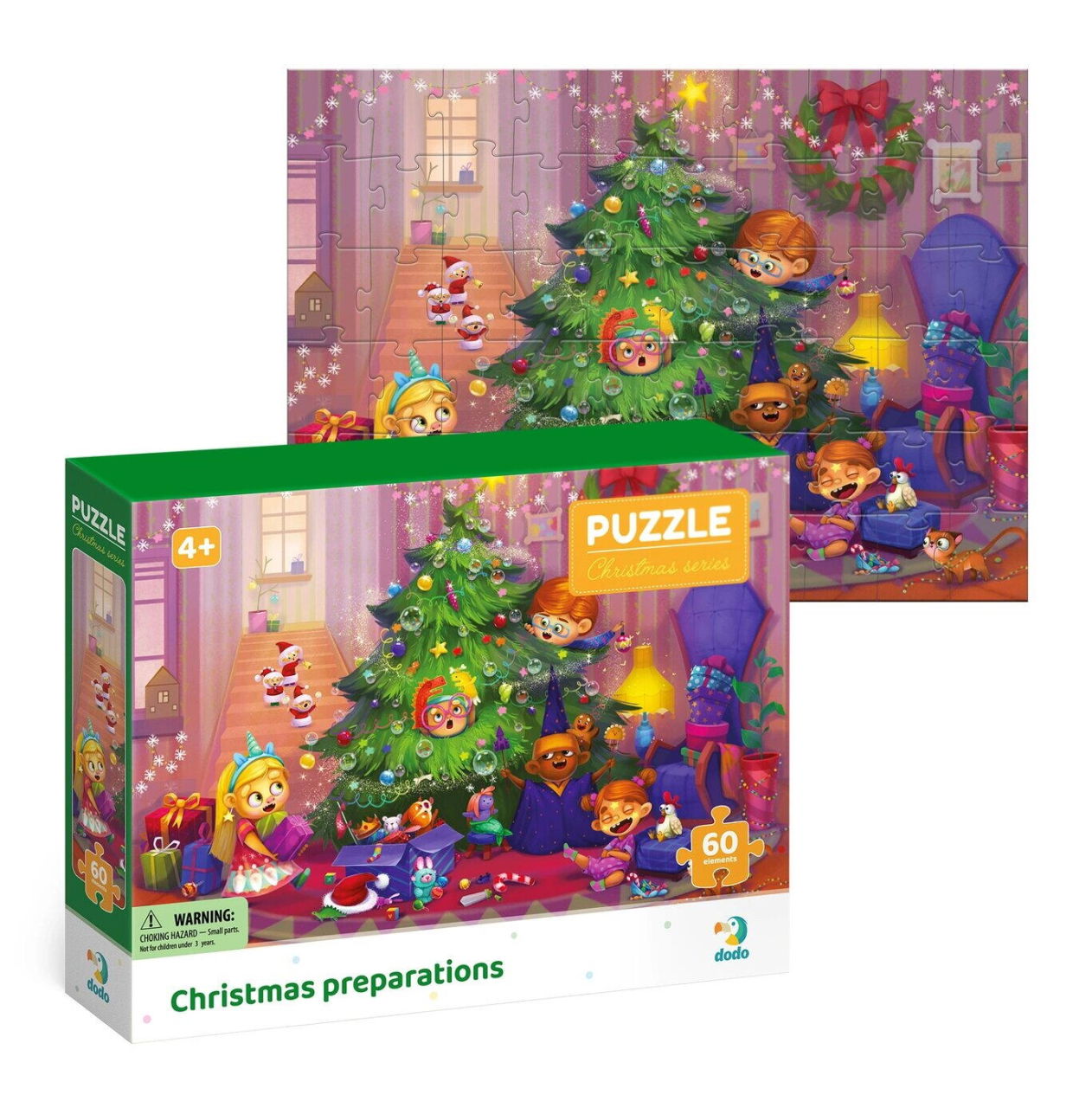 Puzzle - Pregatiri de Craciun (60 piese) [3]