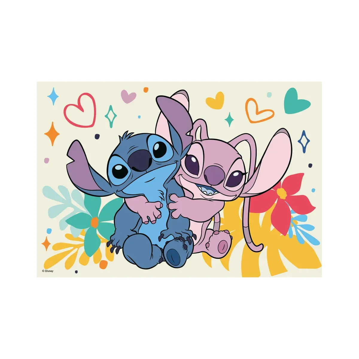 Puzzle - Stitch si Angel (24 piese) [3]