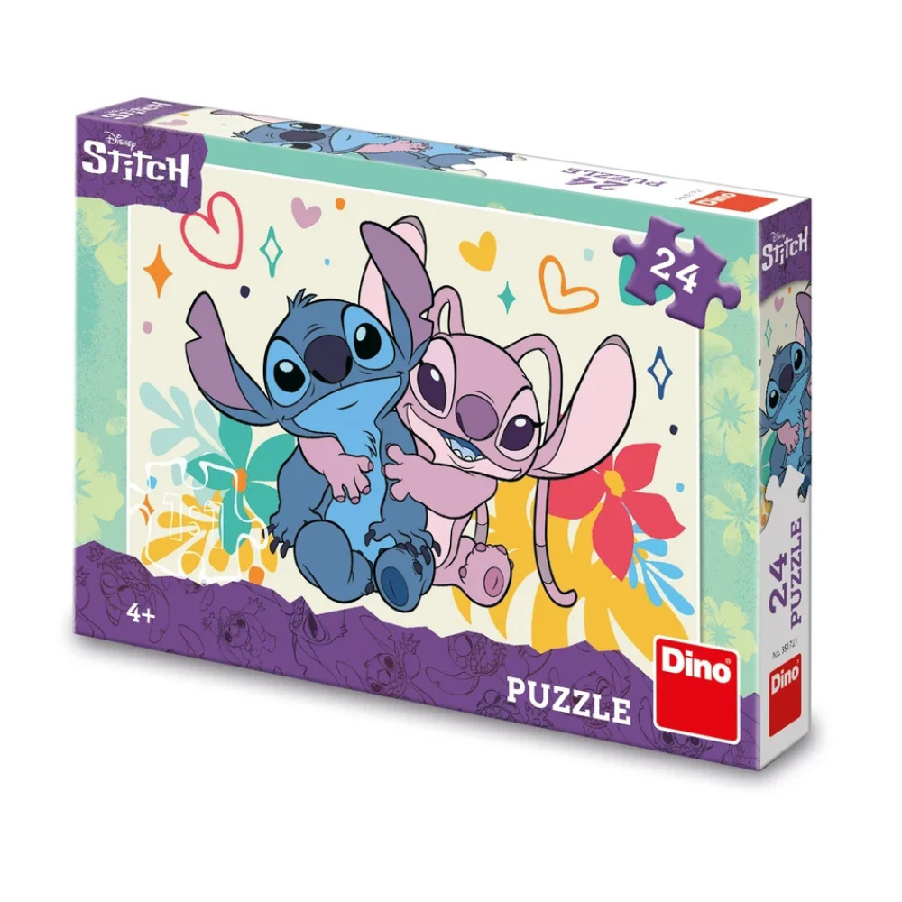 Puzzle - Stitch si Angel (24 piese) [1]