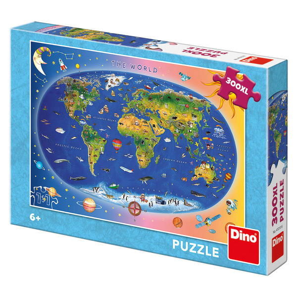 Puzzle XL - Harta Lumii (300 piese) [1]