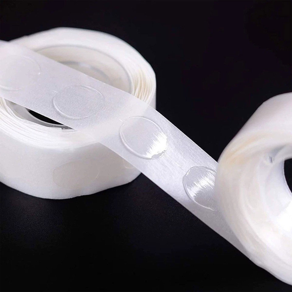 Rola Dubla-Adeziva, Flippy, pentru Lipit Baloane, 100 de Buline cu Diametru 1.2 cm, Transparent [2]