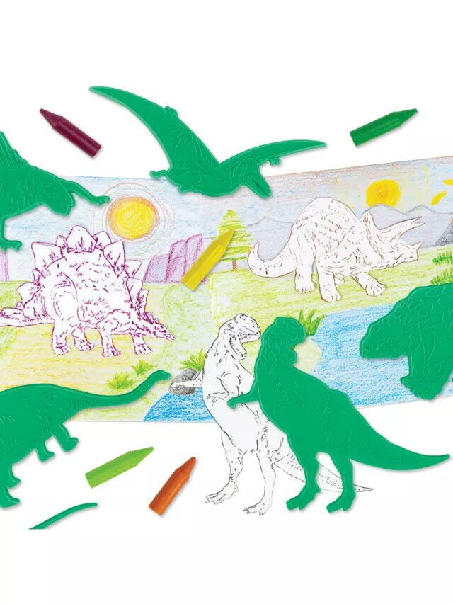 Sabloane pentru desen - Dinozauri [4]