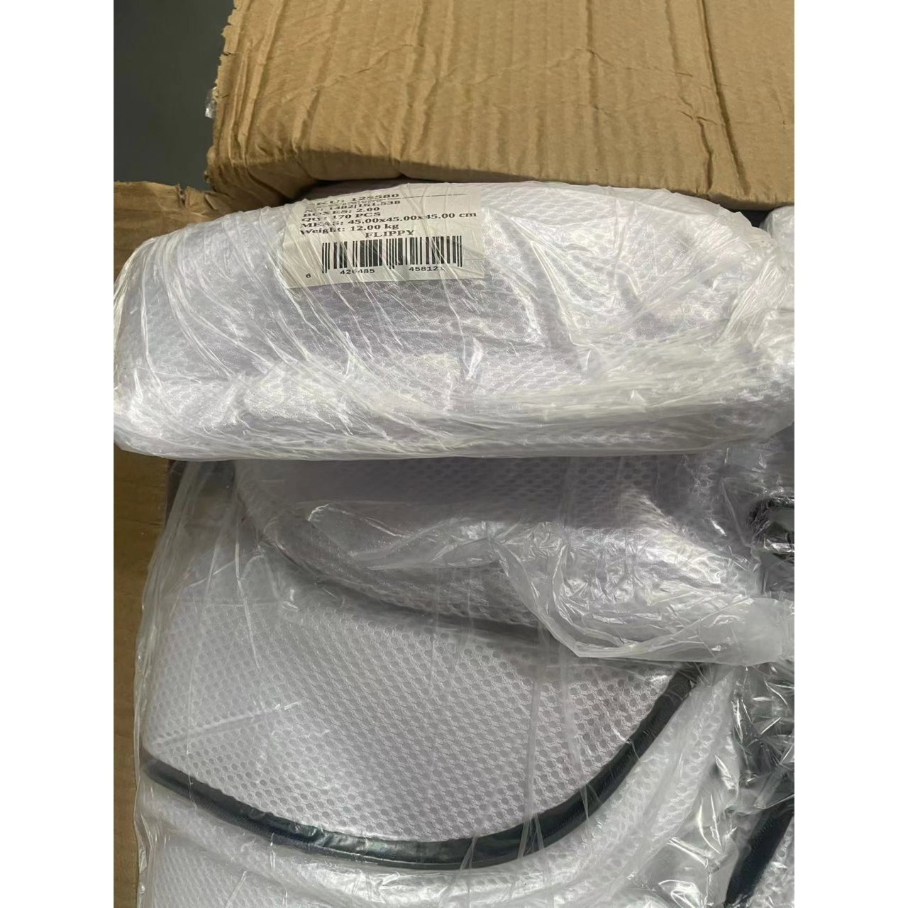 Sac pentru spalare si uscare incaltaminte Flippy, compatibil cu masina de spalat, material rezistent, 42 x 24 x 24 cm, alb [8]