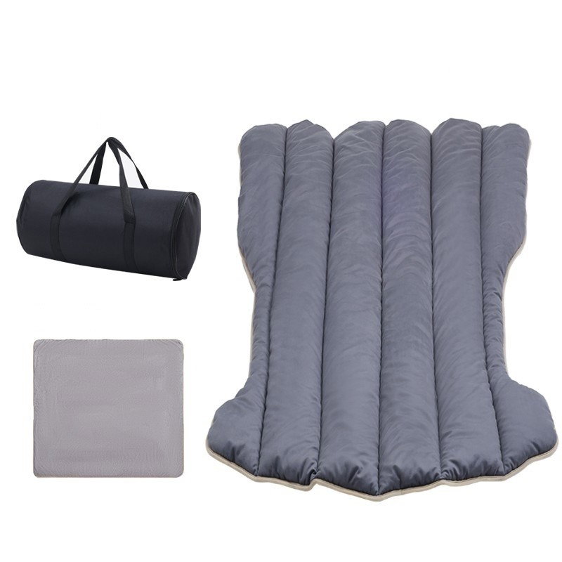 Saltea Speciala de Calatorie, Flippy, Tesla Model Y / 3, pentru Camping, Portbagaj, Spate, pentru Dormit in Aer Liber, Geanta si Perna Incluse, Gri [1]