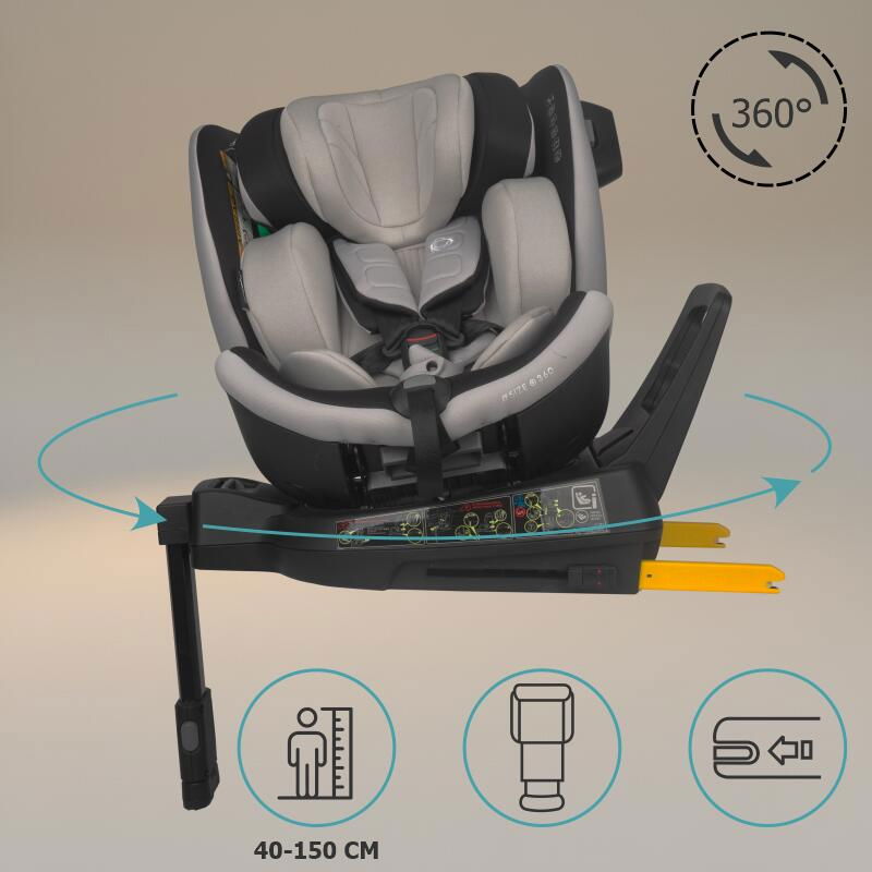 Scaun auto iSize 40-150 cm Coccolle Mago Jet black [3]