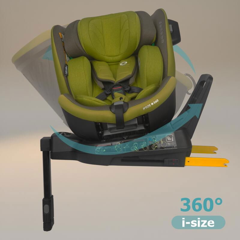 Scaun auto iSize 40-150 cm Coccolle Mago Olive khaki [7]