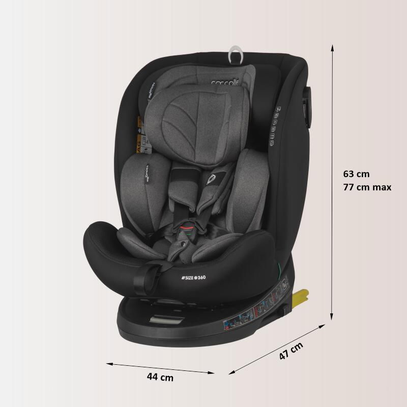 Scaun auto iSize 40-150 cm Coccolle Nova Diamond black [9]