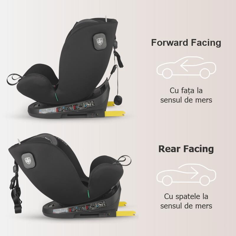 Scaun auto iSize 40-150 cm Coccolle Nova Diamond black [5]