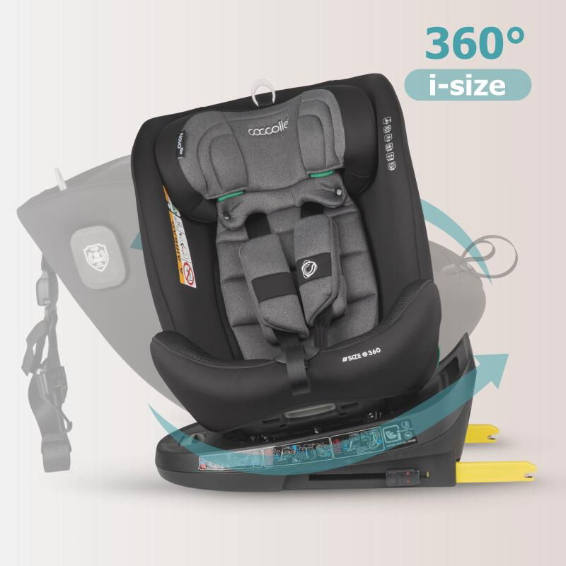 Scaun auto iSize 40-150 cm Coccolle Nova Diamond black [7]
