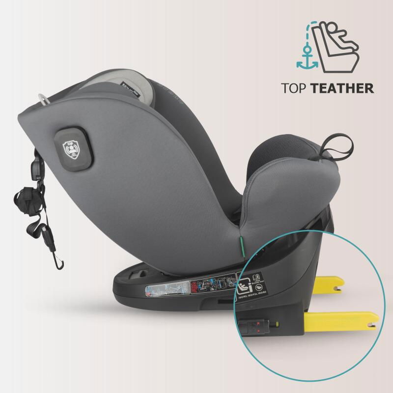 Scaun auto iSize 40-150 cm Coccolle Nova Moonlit grey [10]