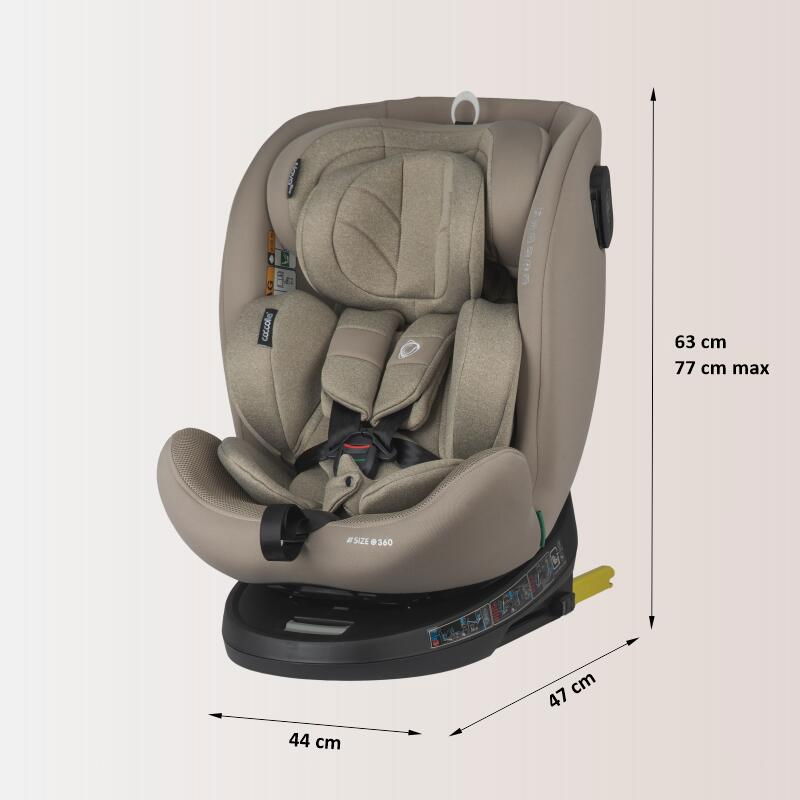 Scaun auto iSize 40-150 cm Coccolle Nova Sand beige [9]