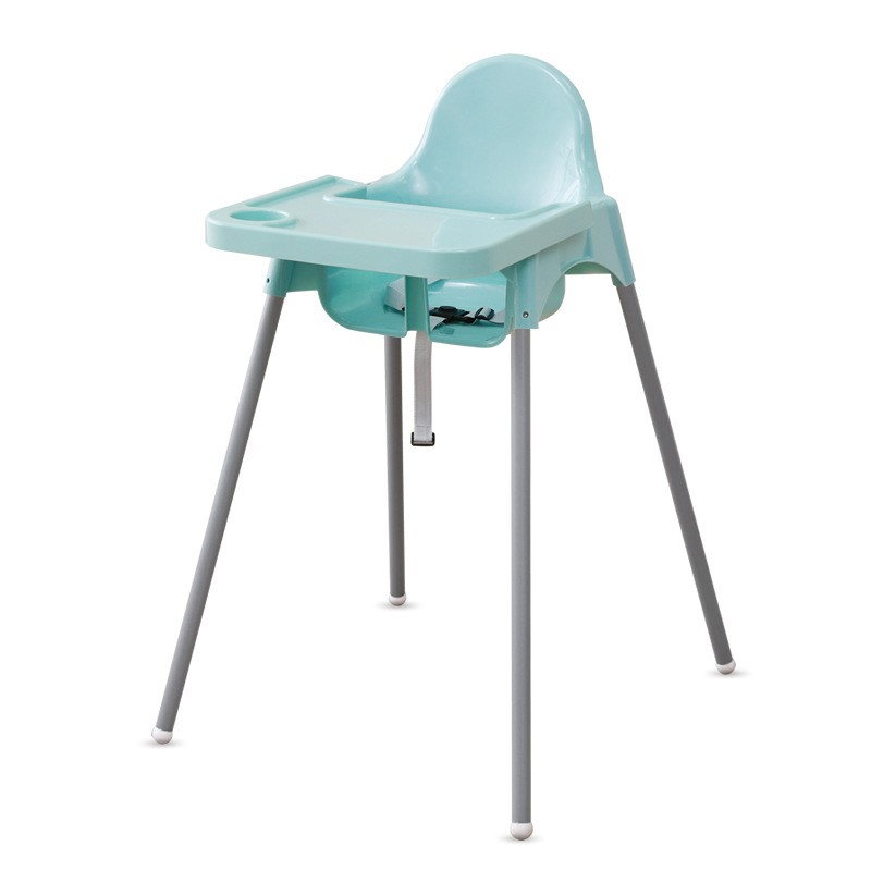 Scaun de Masa, Flippy, pentru Bebelusi si Copii 6-36 Luni, din Plastic/Metal, Centura in 2 Puncte, Tava Detasabila, 63 x 57 x 85 cm, Albastru [1]