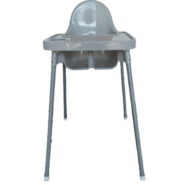 Scaun de Masa, Flippy, pentru Bebelusi si Copii 6-36 Luni, din Plastic/Metal, Centura in 2 Puncte, Tava Detasabila, 63 x 57 x 85 cm, Gri [1]