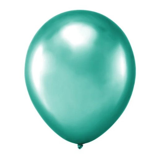 Set 10 Baloane din Latex, Flippy, Model Party Confetti, 5 x Confetti, 5 x Turcoaz, 25 cm, 2.2g [3]