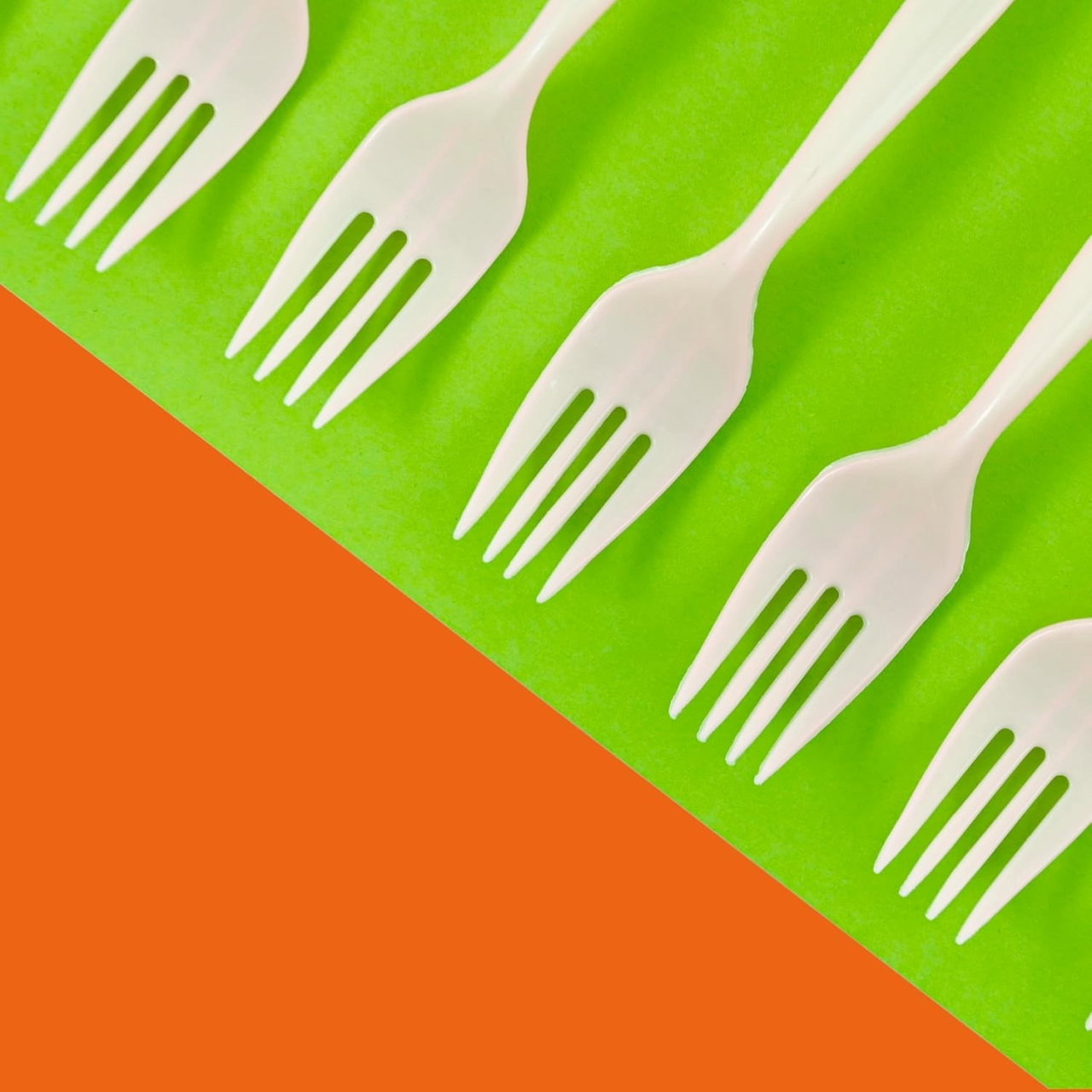 Set 10 Furculite de Unica Folosinta, Flippy, Plastic, 15.5x2.5 cm, Alb [3]