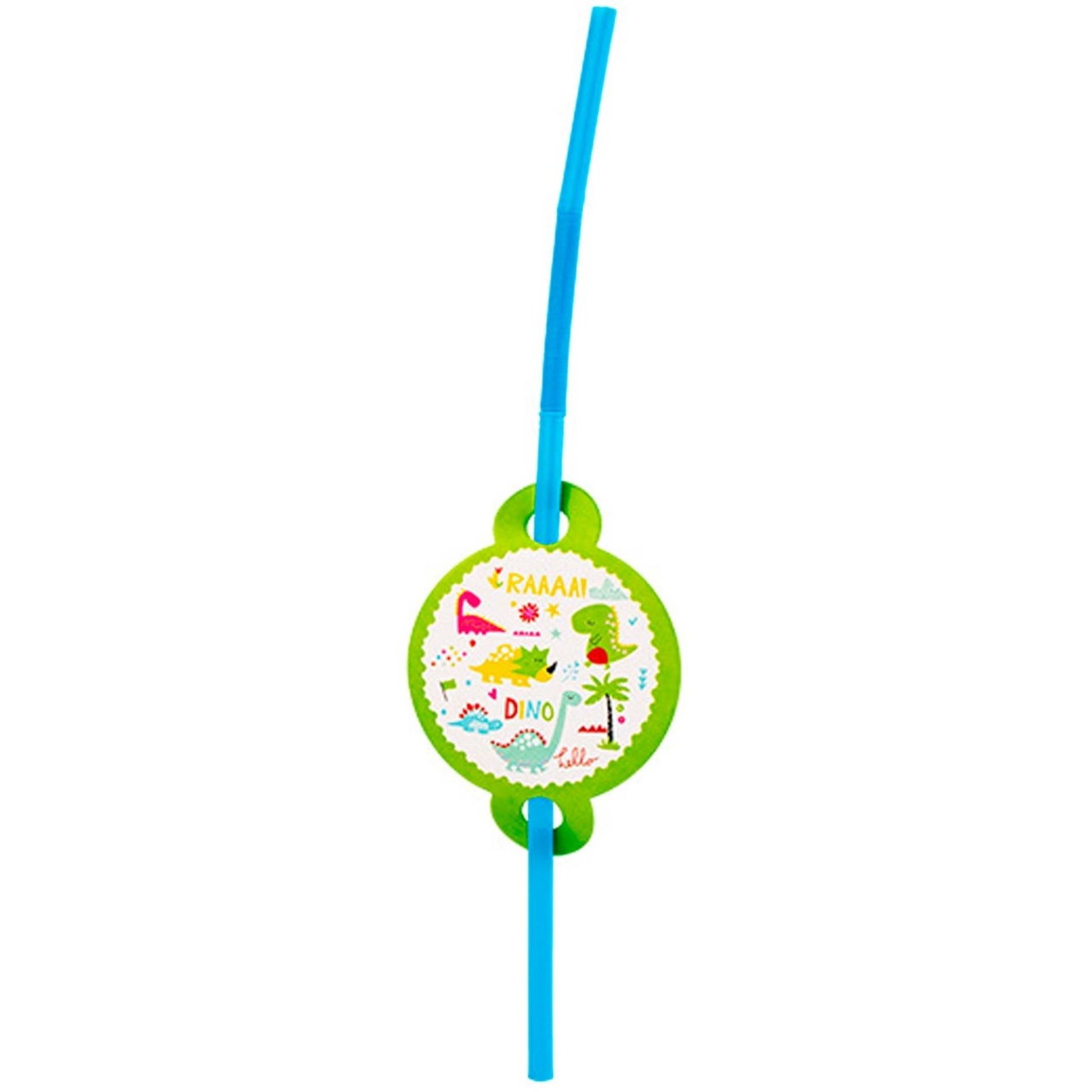 Set 10 Paie, Flippy, Colectia Dino Park, 26 x 7 cm, din Carton/Plastic, Multicolor [1]