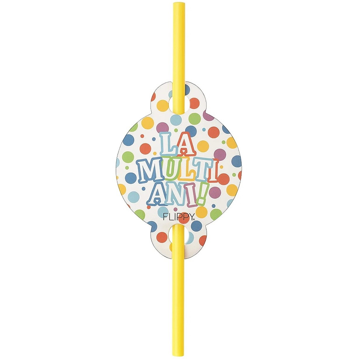 Set 10 Paie, Flippy, Colectia LA MULTI ANI, 27 x 7 cm, din Carton/Plastic, Multicolor [1]