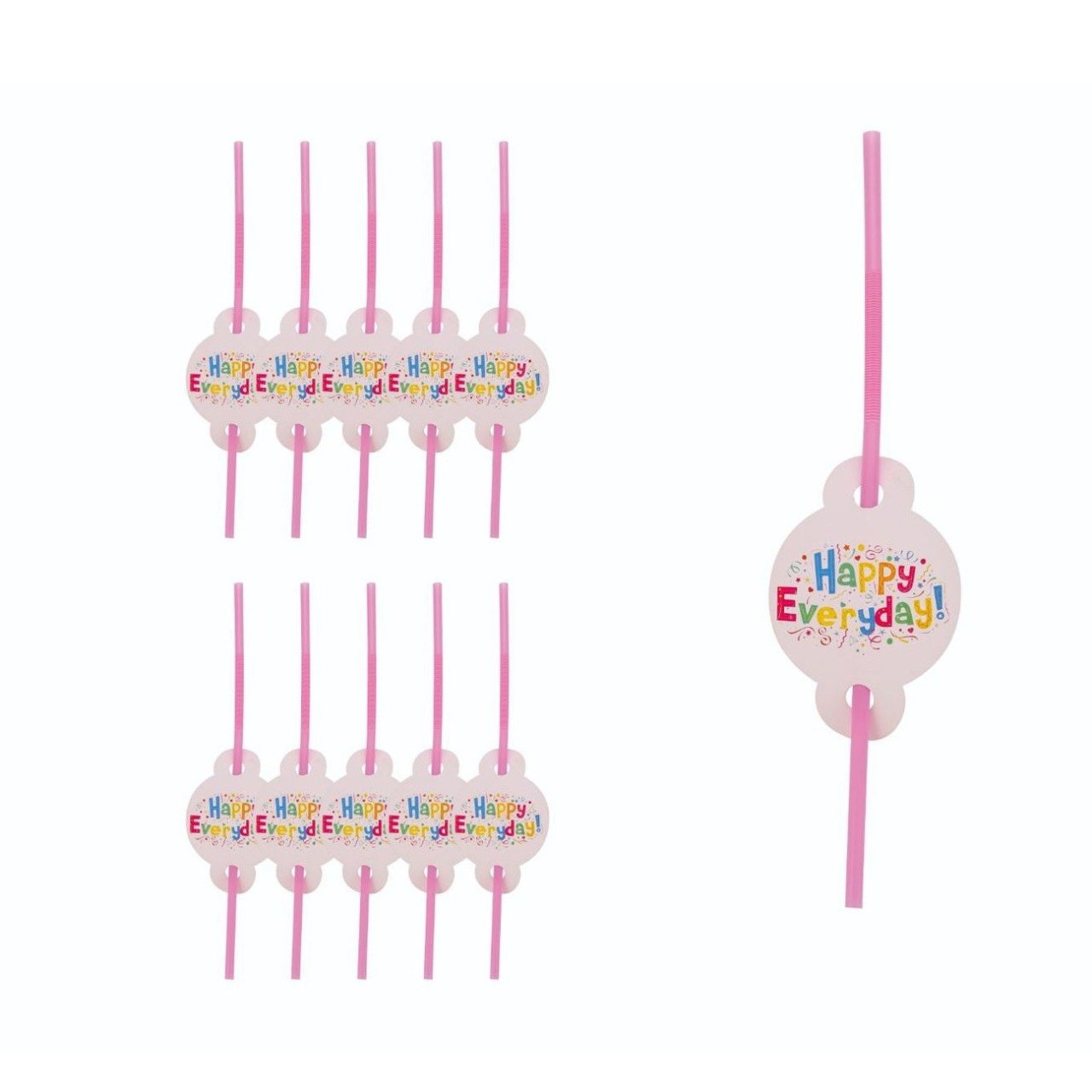 Set 10 Paie, Flippy, Model Happy Everyday, 31 x 16 cm, Multicolor [3]