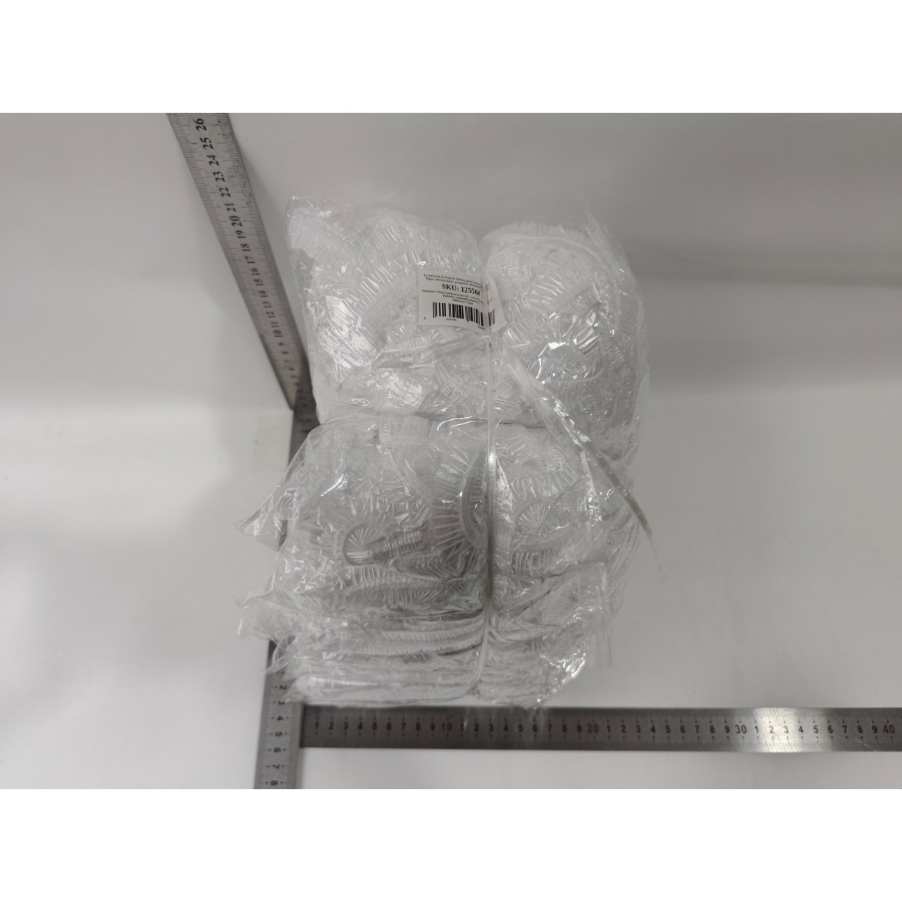 Set 100 Folie de Protectie Elastica pentru Alimente si Boluri Flippy, material plastic, prospetime, diametrul 12 - 40 cm [8]