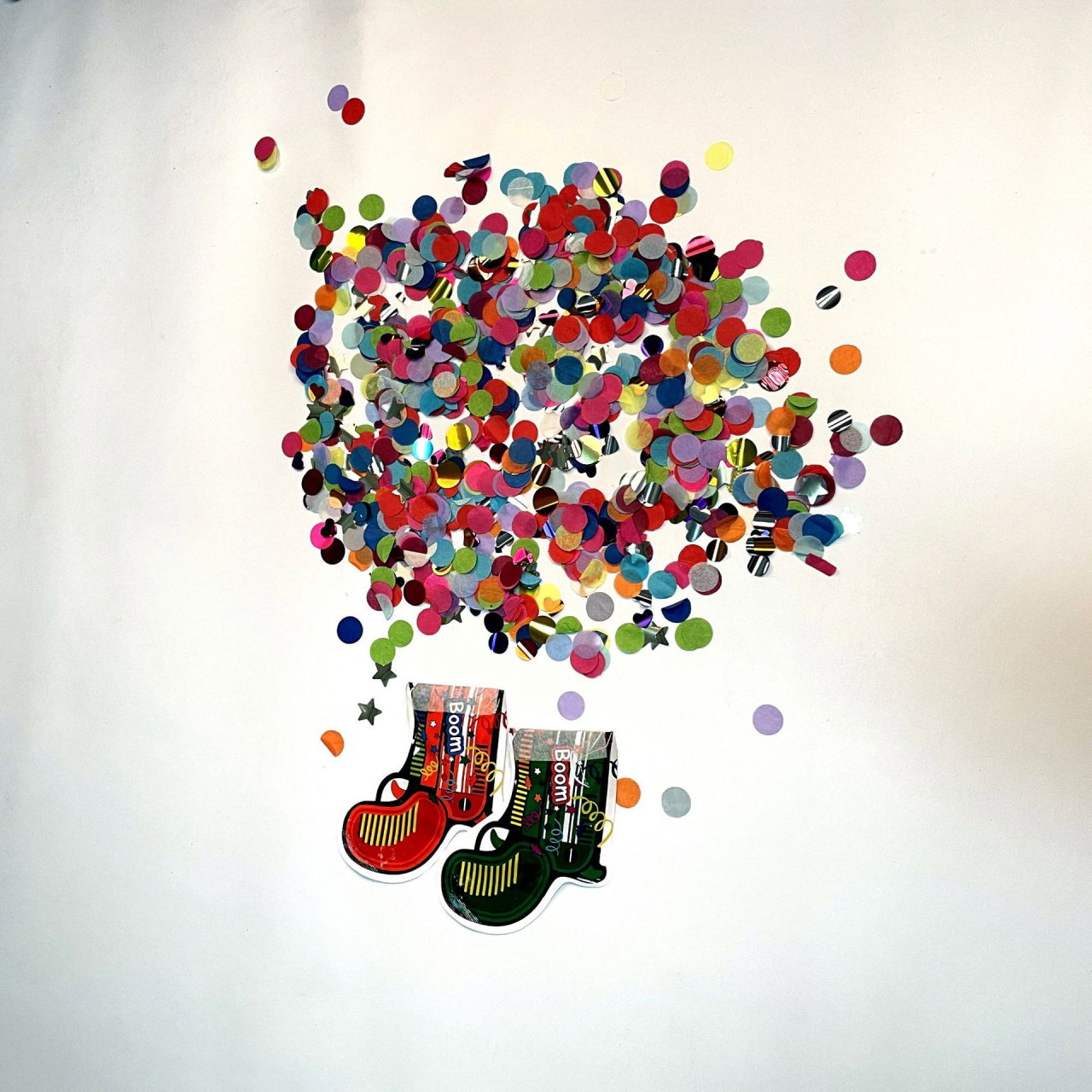 Set 10xPistol Confetti pentru Petrecere, Flippy, 14x16 cm, Multicolor [3]