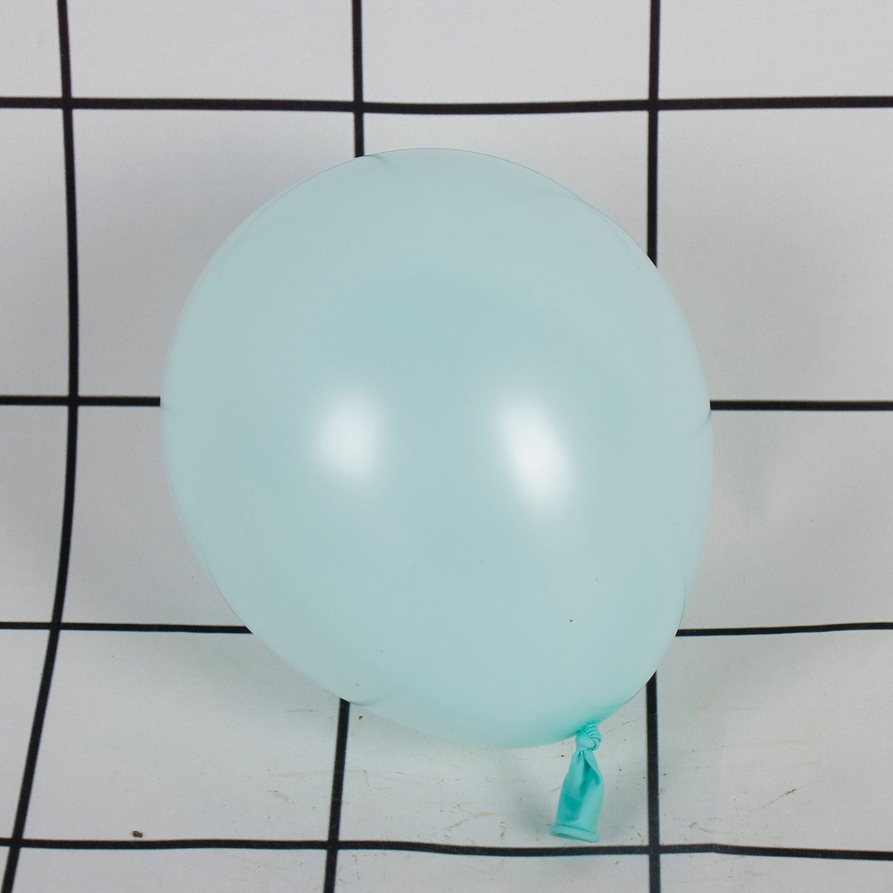 Set 12 Baloane, Flippy, din Latex Macaroon, 30 cm, Albastru [3]