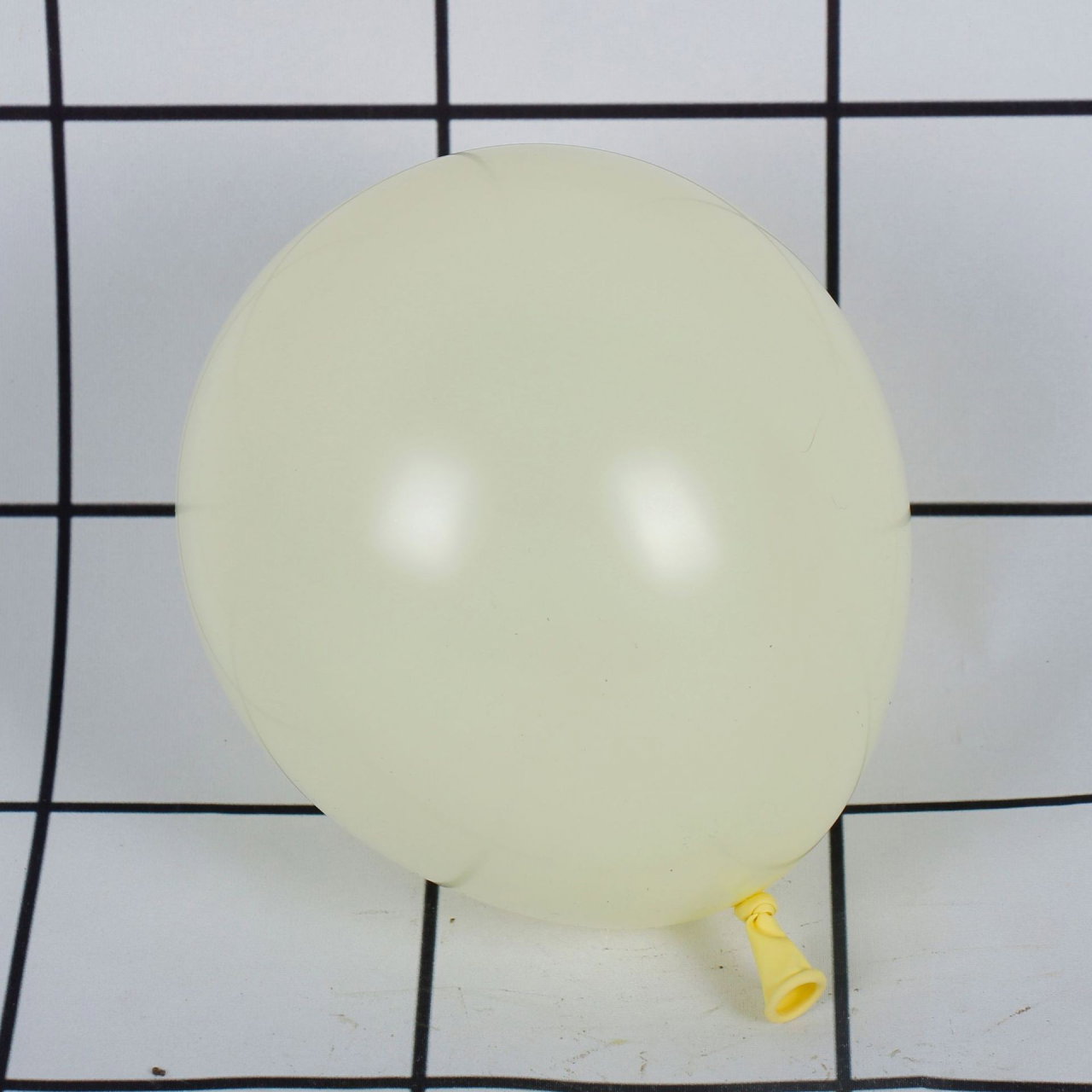 Set 12 Baloane, Flippy, din Latex Macaroon, 30 cm, Galben [3]