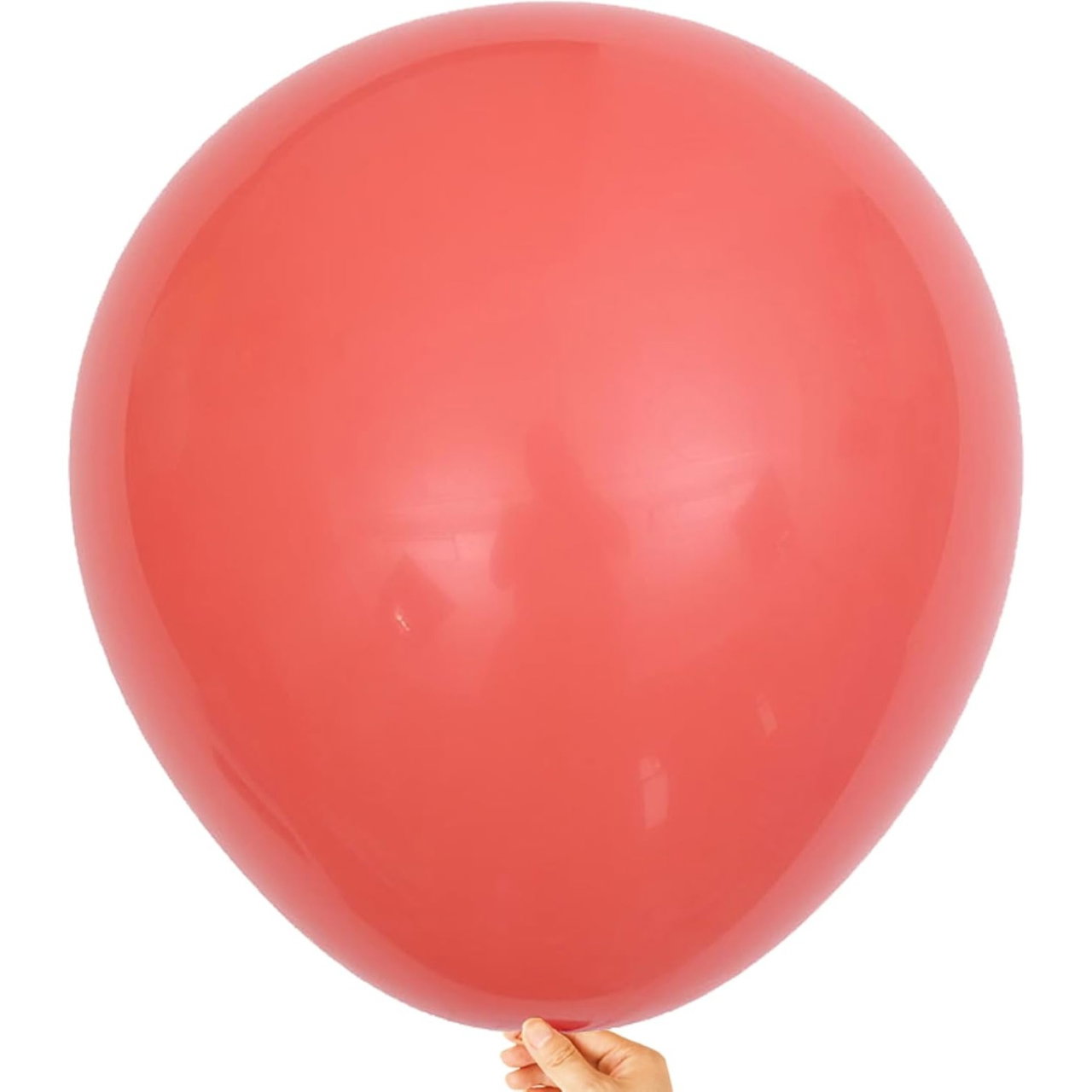 Set 12 Baloane, Flippy, din Latex Macaroon, 30 cm, Rosu [4]